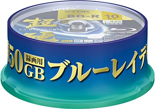TDK Blu Ray Discs 50 GB BD-R DL 4x Speed High Grade Bluray Dual Layer Spindle