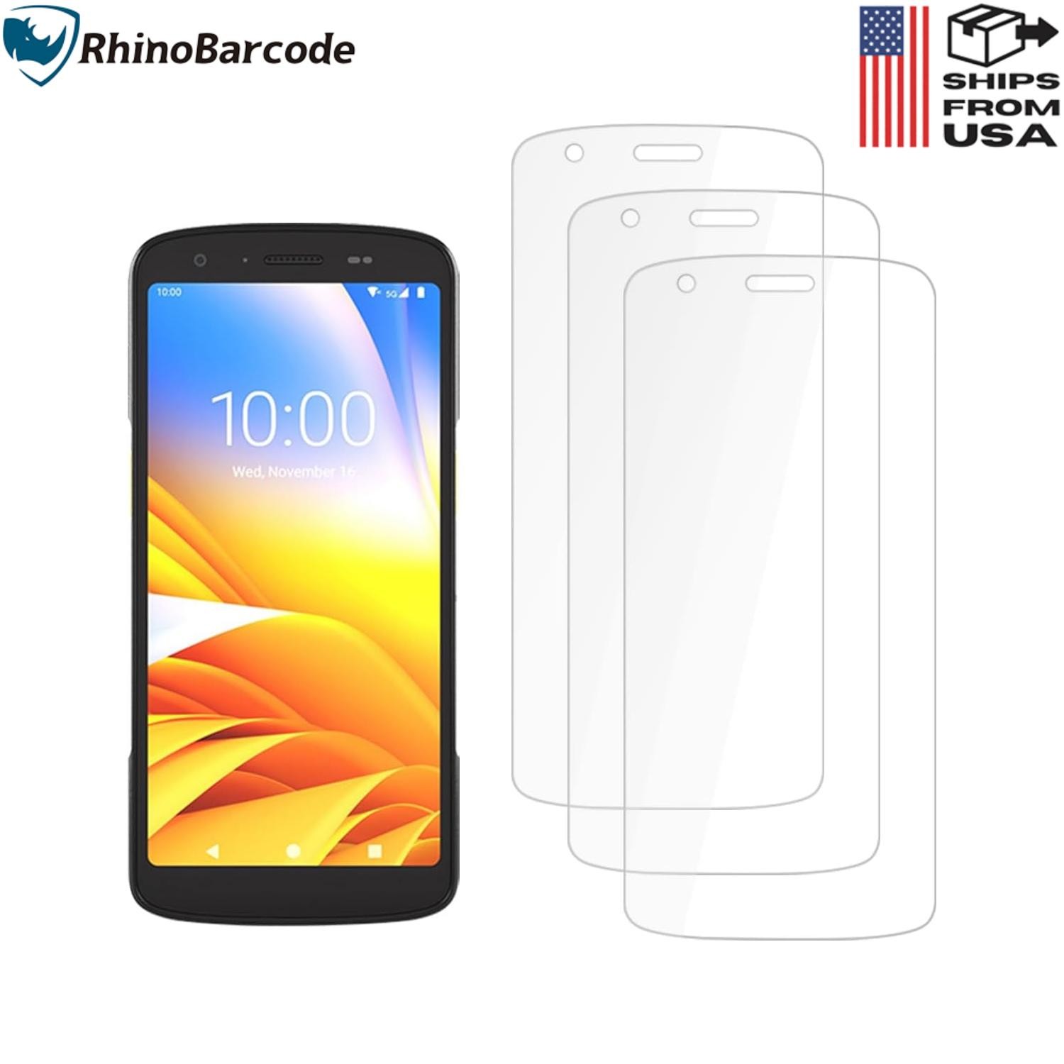 3pcs New Tempered Glass Screen Protector for Zebra TC22 TC27 Barcode Scanner