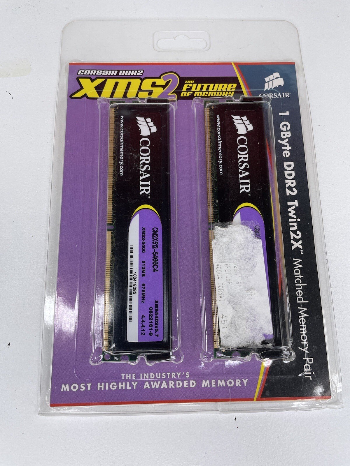 NEW Corsair XMS2 2GB ( 2x1 GB) DDR2 800 MHz Desktop Memory CM2X1024-6400