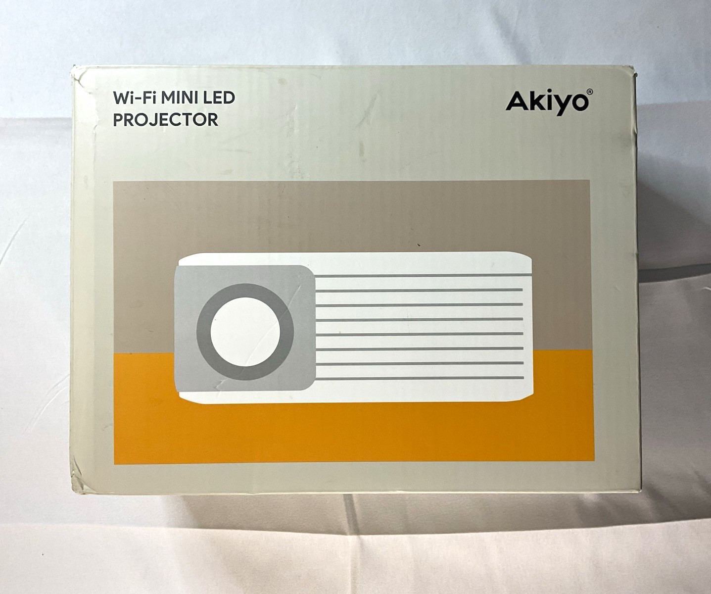 Akiyo O1 Wi-Fi Mini LCD Projector 720p 16:9 w/ Remote Tripod White/Black