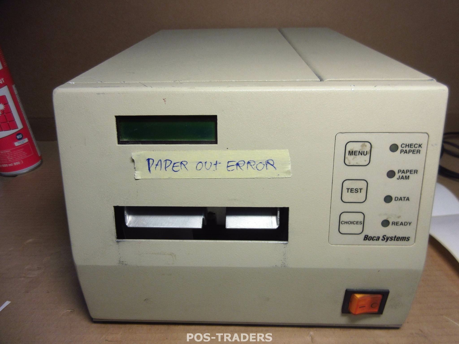 BOCA Mini MB 4" direct thermal ticket printer serial ghostwriter PAPER OUT ERROR