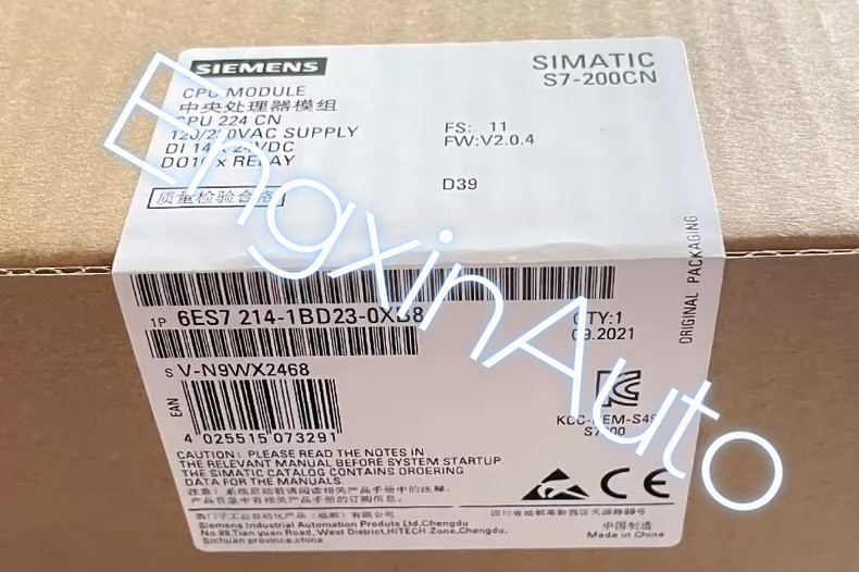 1PCS NEW Siemens 6ES7214-1AD22-0XB0 Controller module 6ES7 214-1AD22-0XB0