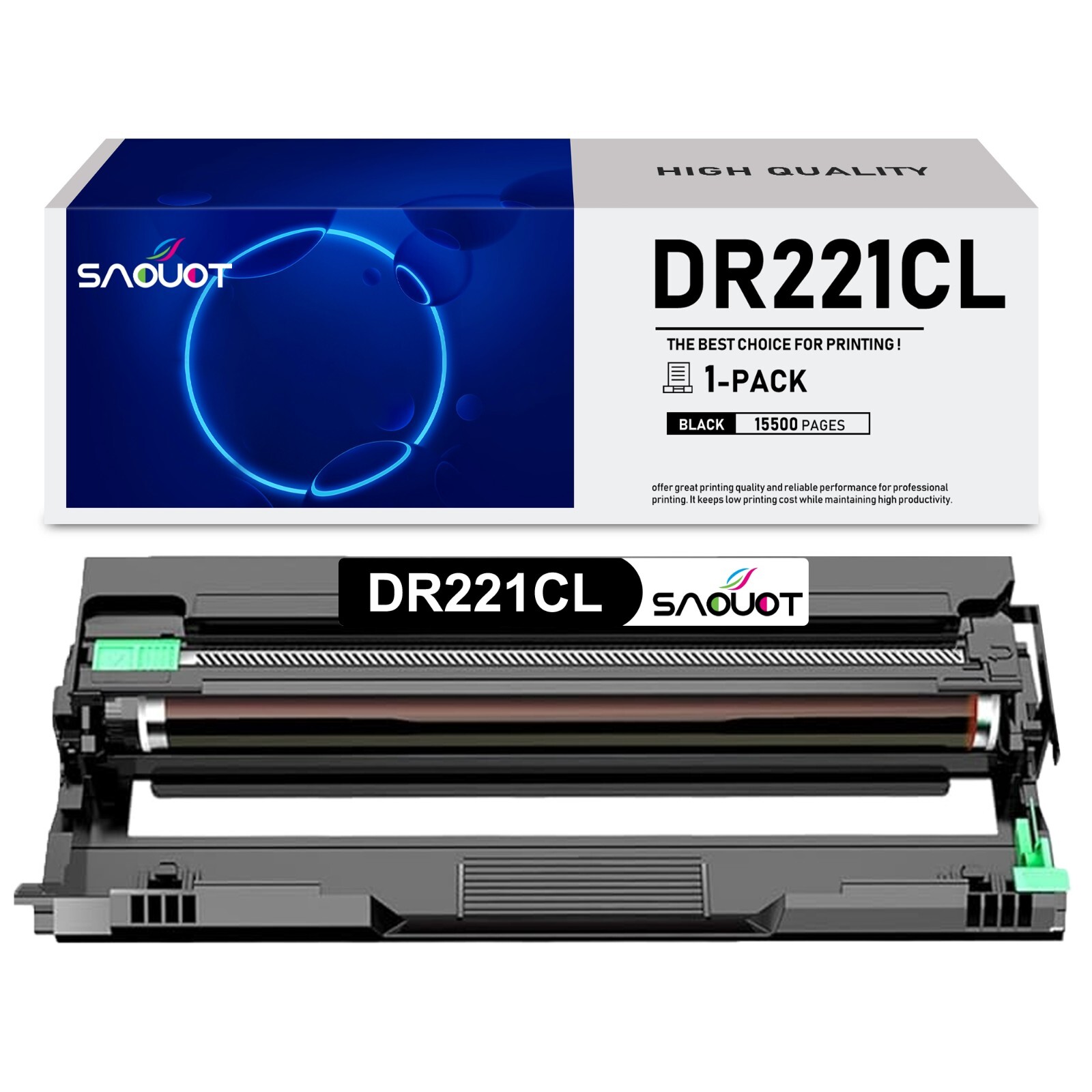 DR221CL Drum Unit DR221 Replacement for Brother DR-221CL HL-3140CW MFC-9130CW