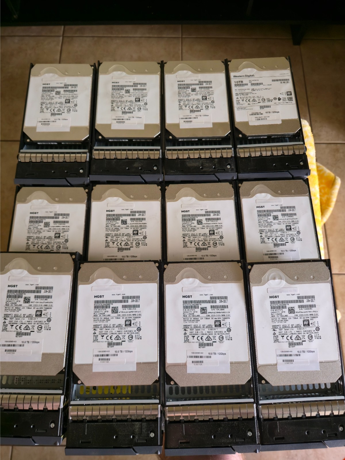NetApp NAJ-1502 12 Bay Server w/ 12x 10TB HDD (message with questions)