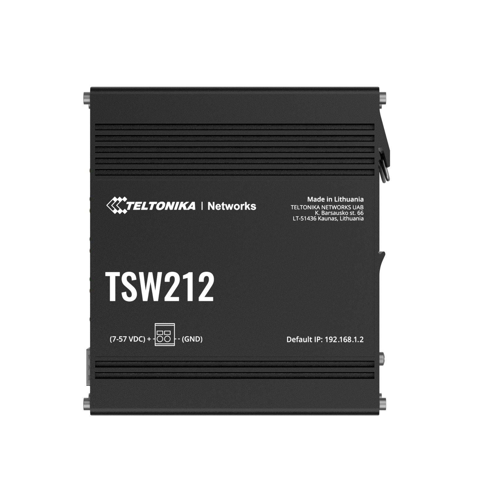 TSW212 L2 MANAGED SWITCH 8 GBE, 2 SFP PORTS, PROFINET DISABLED BY DEFAULT