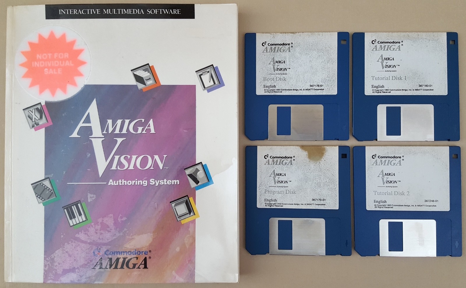 Amiga Vision v1.31 AmigaVision Authoring Software for Amiga 1200 2000 3000 4000