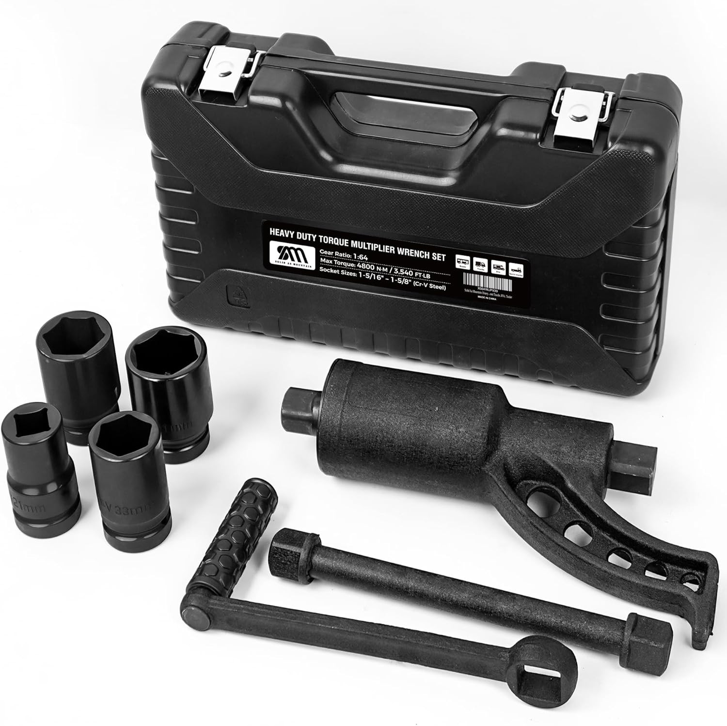 Torque Multiplier Wrench Set, Heavy Duty Lug Nut Remover 4800Nm (3540Ft/Lb) | 1: