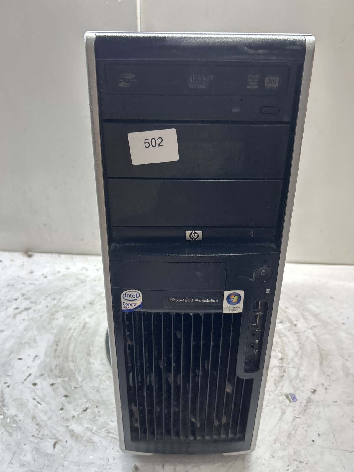 HP xw4600 Workstation Intel Core 2 Duo E8500 3.16GHz 4GB NO HDD