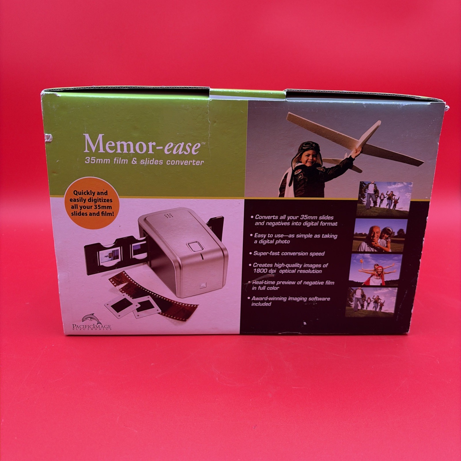 Pacific Image Memor-ease 35mm Film & Slide Converter Scanner