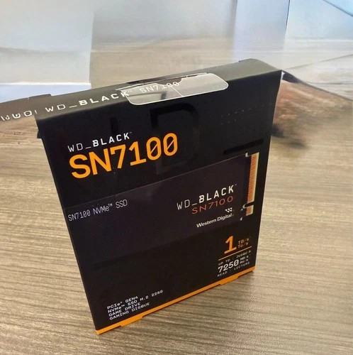New Western Digital WD_Black SN7100 1TB 2280mm M.2 NVMe Gen 4.0 x 4 SSD READ