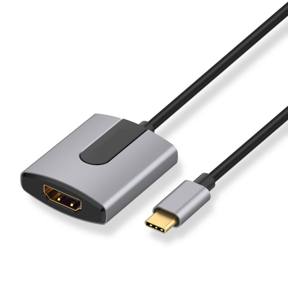 USB-C TO 4K HDMl ADAPTER PROJECTOR CONVERTER TV VIDEO HUB for PHONES & TABLETS