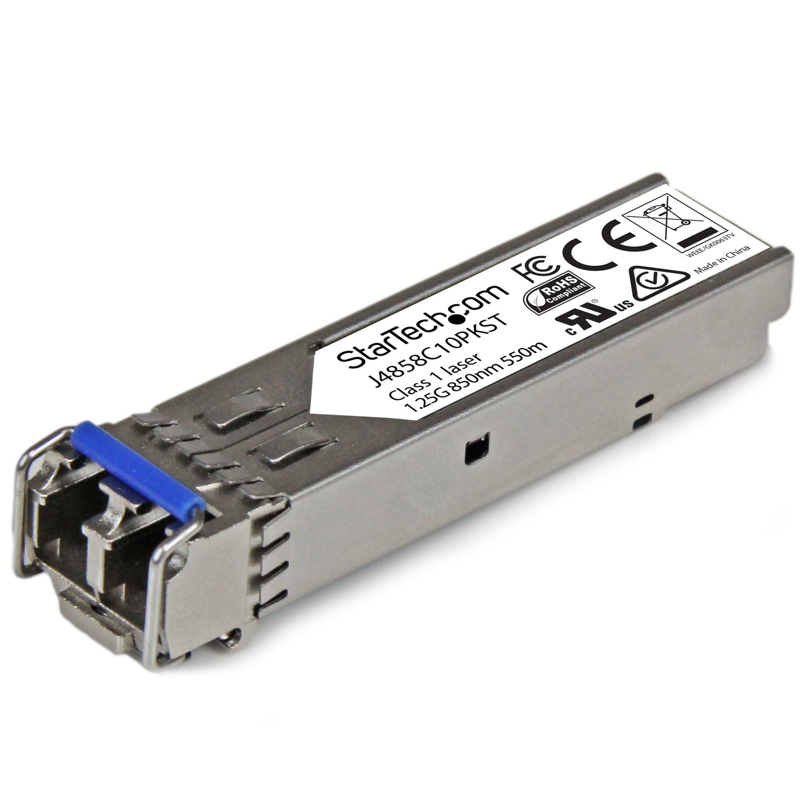 StarTech HP J4859C Compatible Gigabit Fiber SFP Transceiver Module - 10 Pack