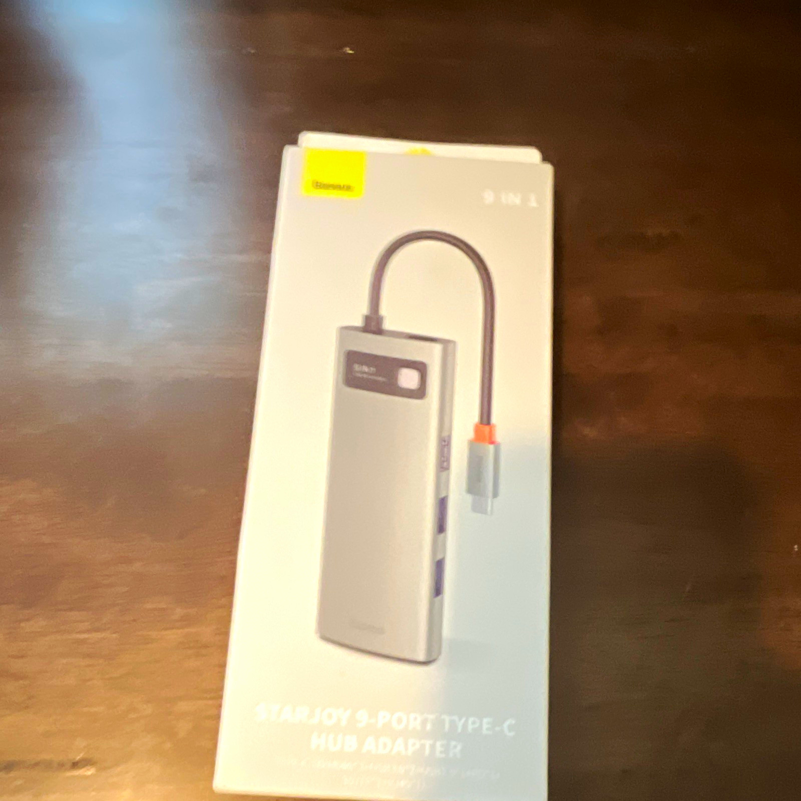 Baseus StarJoy 9-in-1 USB-C Type-C Hub w/ HDMI & USB-A, Portable Gray