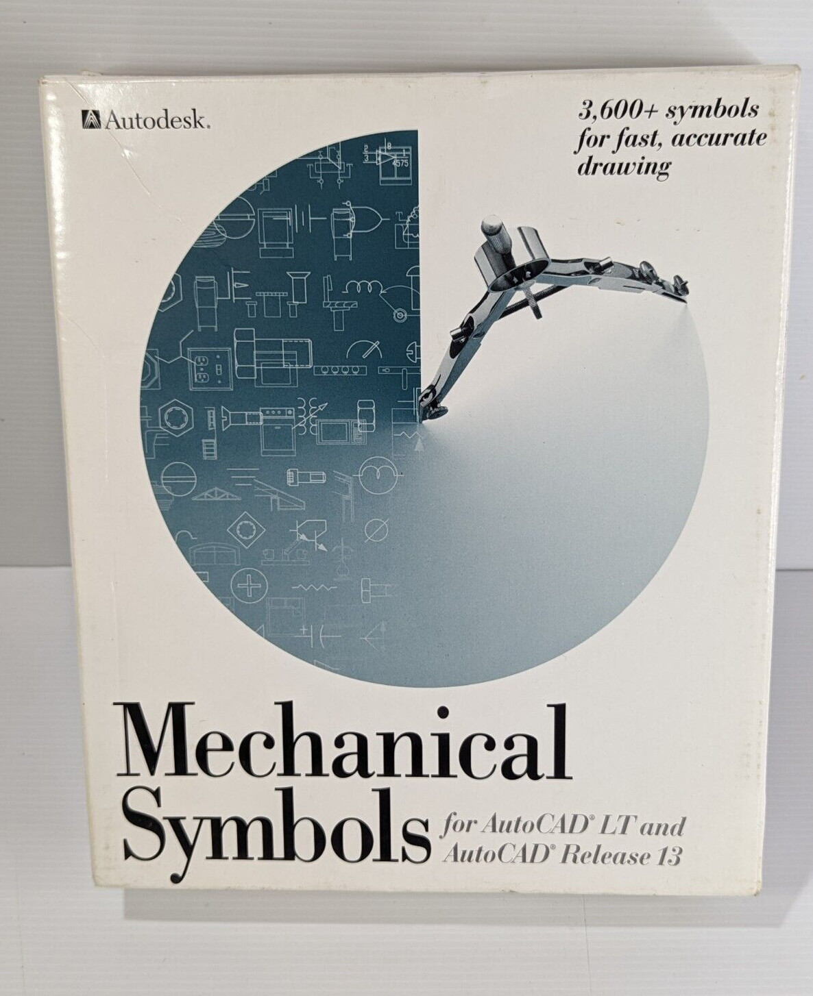 Mechanical Symbols For AutoCAD LT  for Windows Autodesk 1995 Software CD Rom 