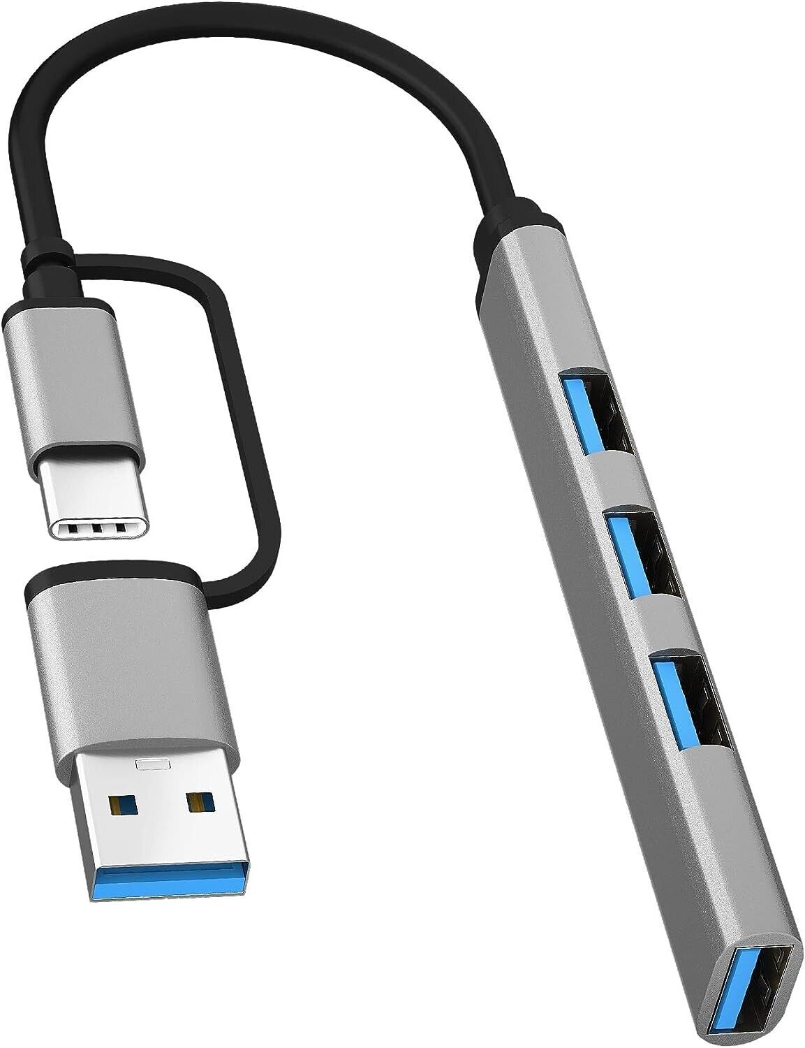 USB C Hub,3 in 1 Multiport Type C Adapter, USB 3.0, Ultra-Slim USB C Docking