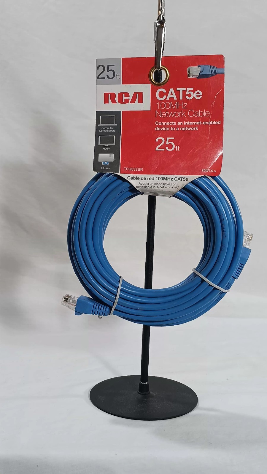 RCA CAT 5e 25 Ft 100 MHz Network Cable Blue