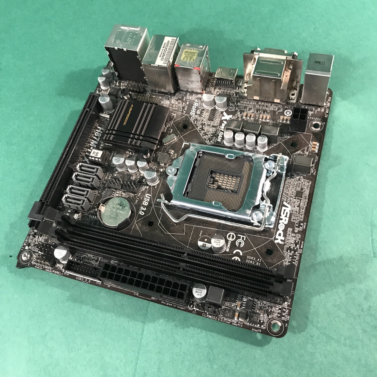 H87M-ITX Mini ITX Motherboard 4th Gen Intel Asrock Socket 1150