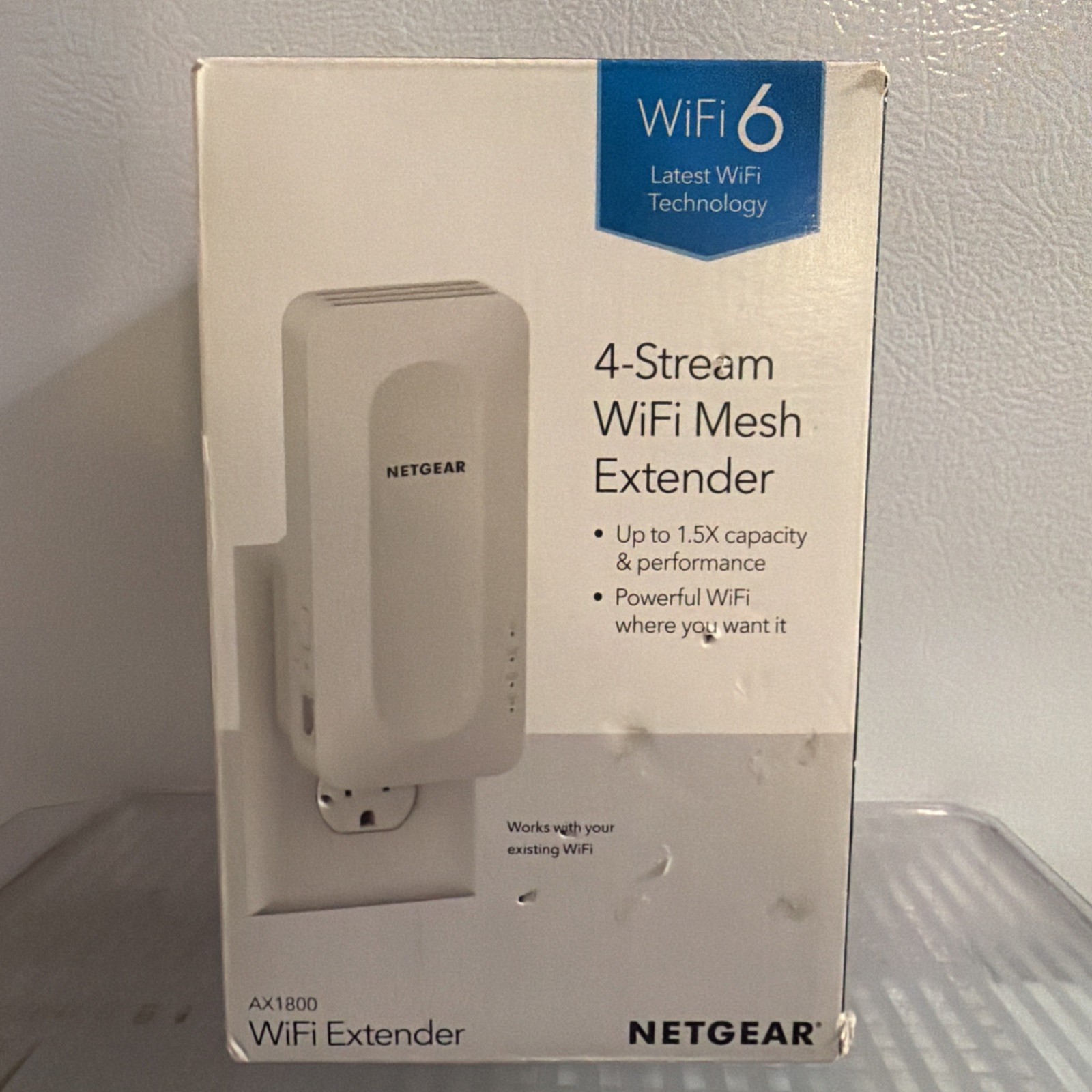 NETGEAR AX1600 4-Stream Wi-Fi 6 Mesh Extender With Box Nighthawk