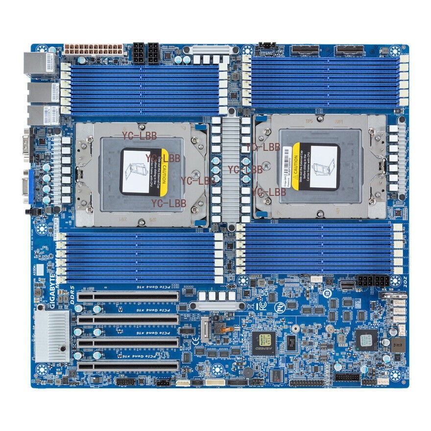 Gigabyte MZ73-LM1 Server Motherboard DDR5 Support AMD EPYC 9004 DP Gen5 CPU