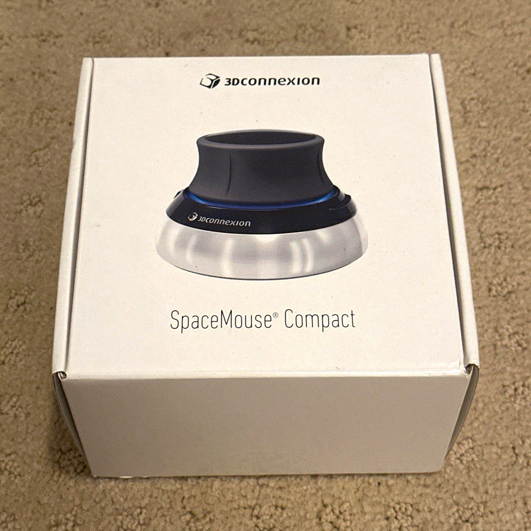 3Dconnexion SpaceMouse Compact Spacemouse 3D Navigation Controller Black/Silver