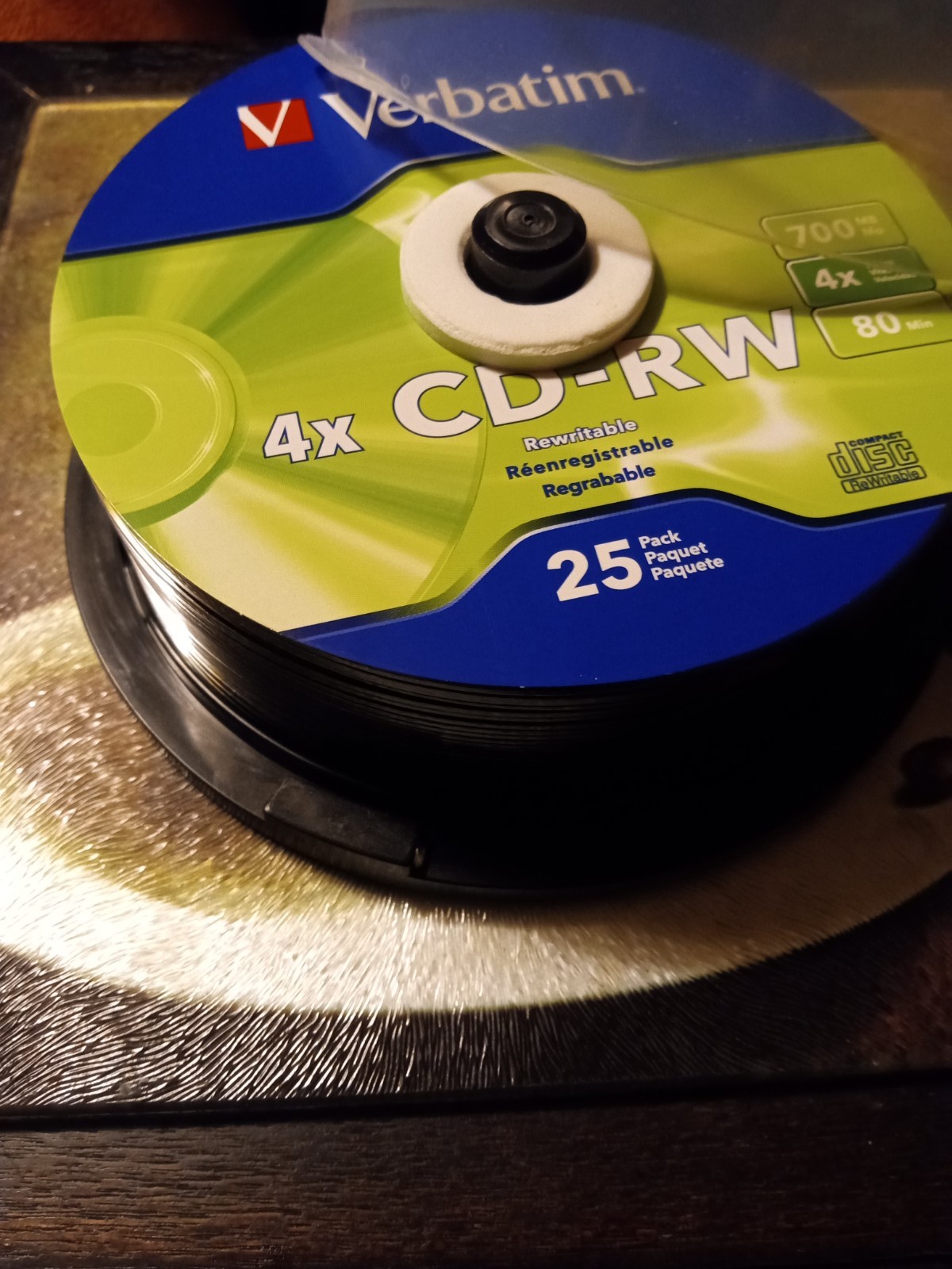 Open Box 24 Pack Blank CD's RW.