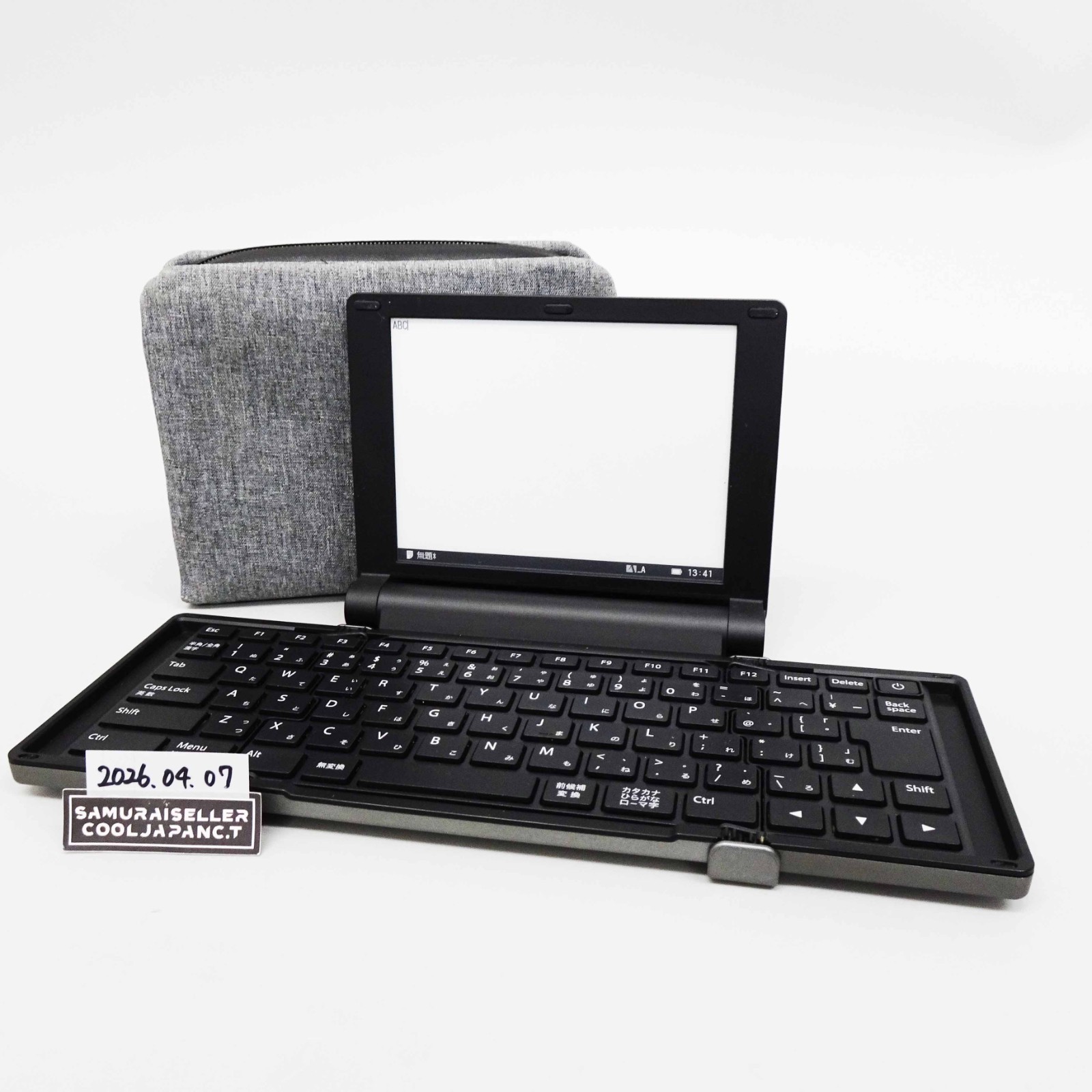 KING JIM POMERA DM30 Digital Memo Compact Lightweight Keyboard Black Japan Used