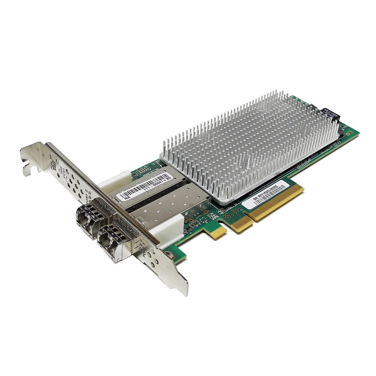 NetApp QLogic QLE2672 FC 2-Port 16G PCIe x8 Server Adapter 111-00941+B0 +GBICs