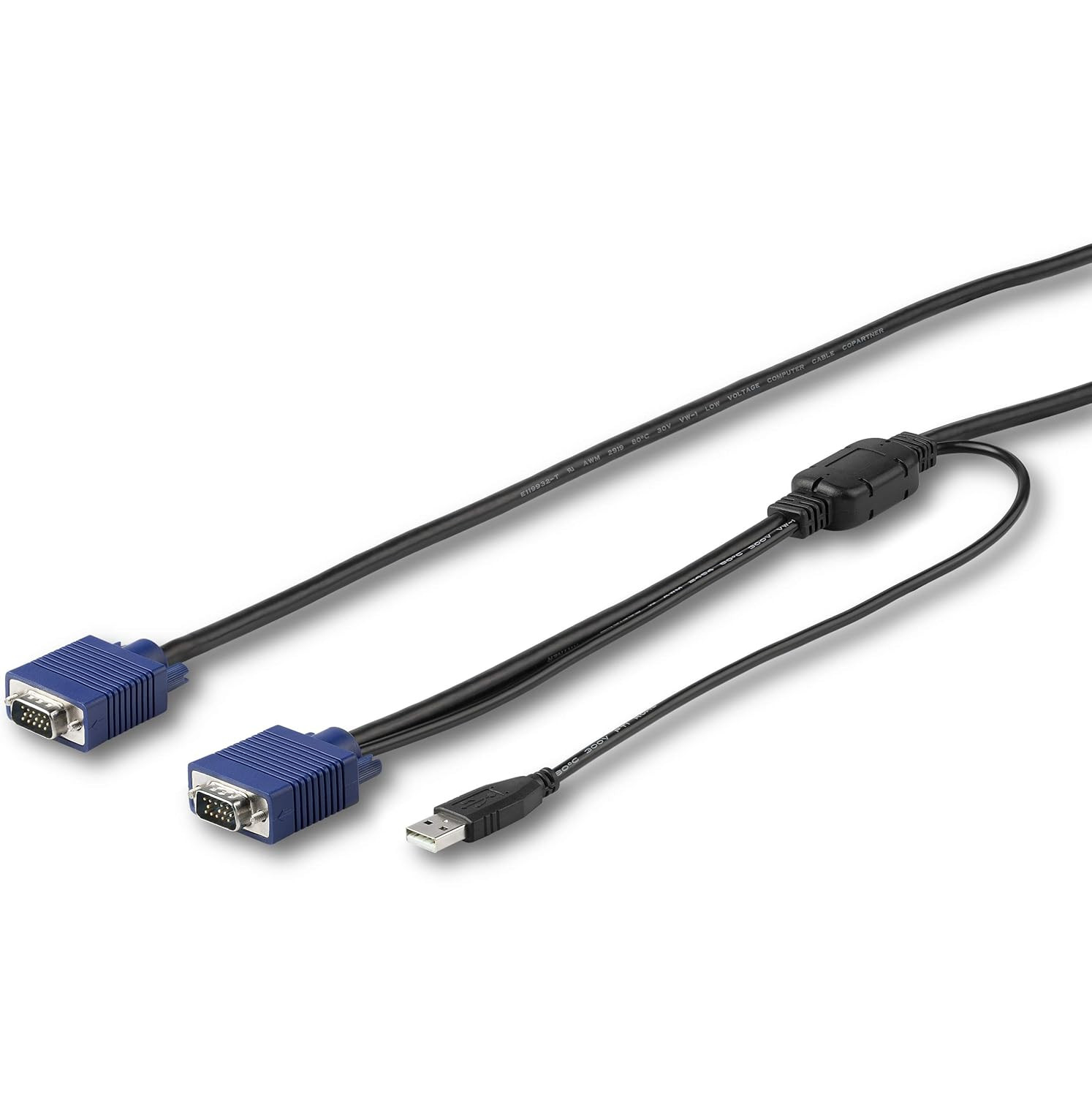 15 Ft. (4.6 M) USB KVM Cable for  Rackmount Consoles - VGA and USB KVM Console C