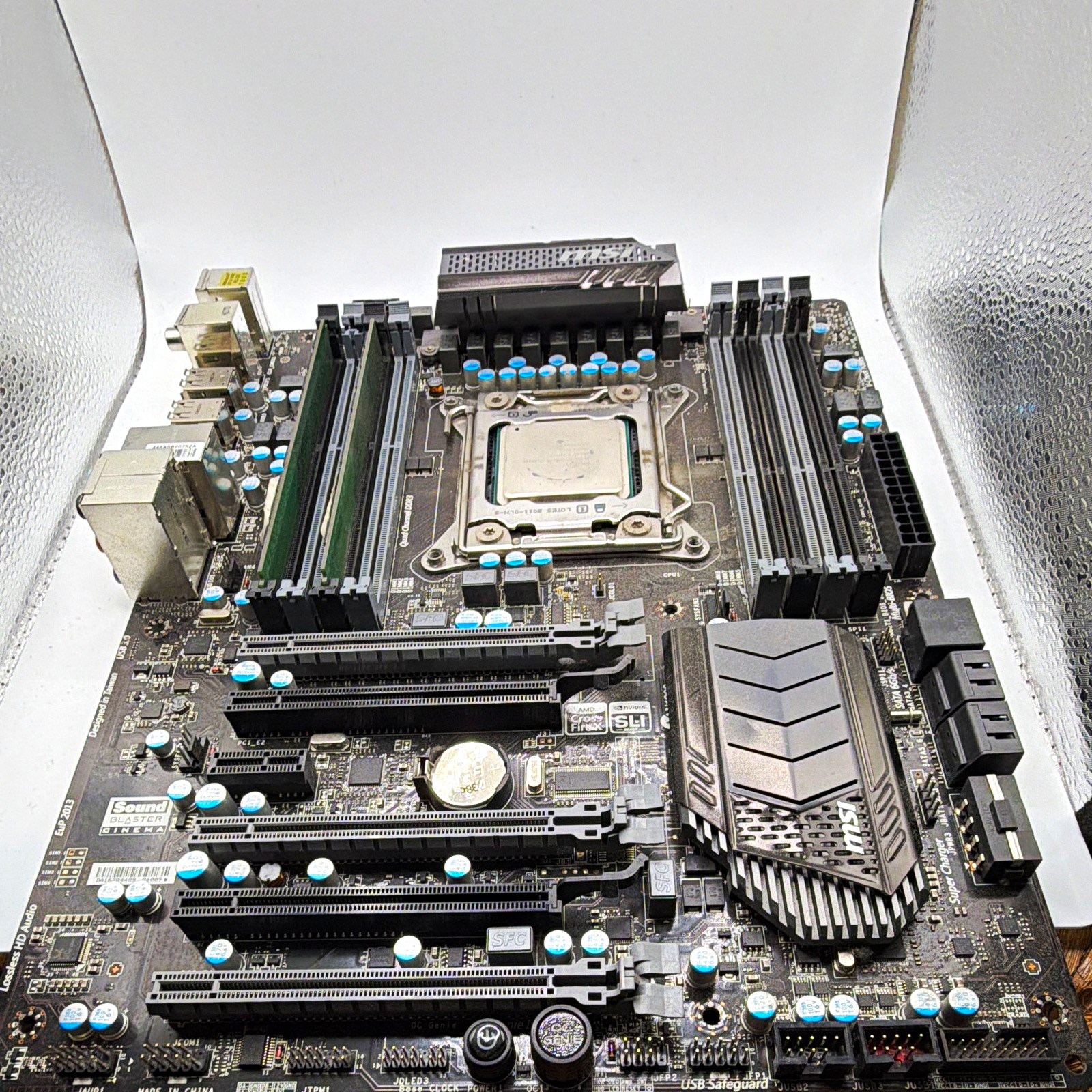 MSI X79A-GD45 Plus ATX LGA2011 Motherboard+Intel C i7 3.70GHz CPU+ Kingston 4GB 