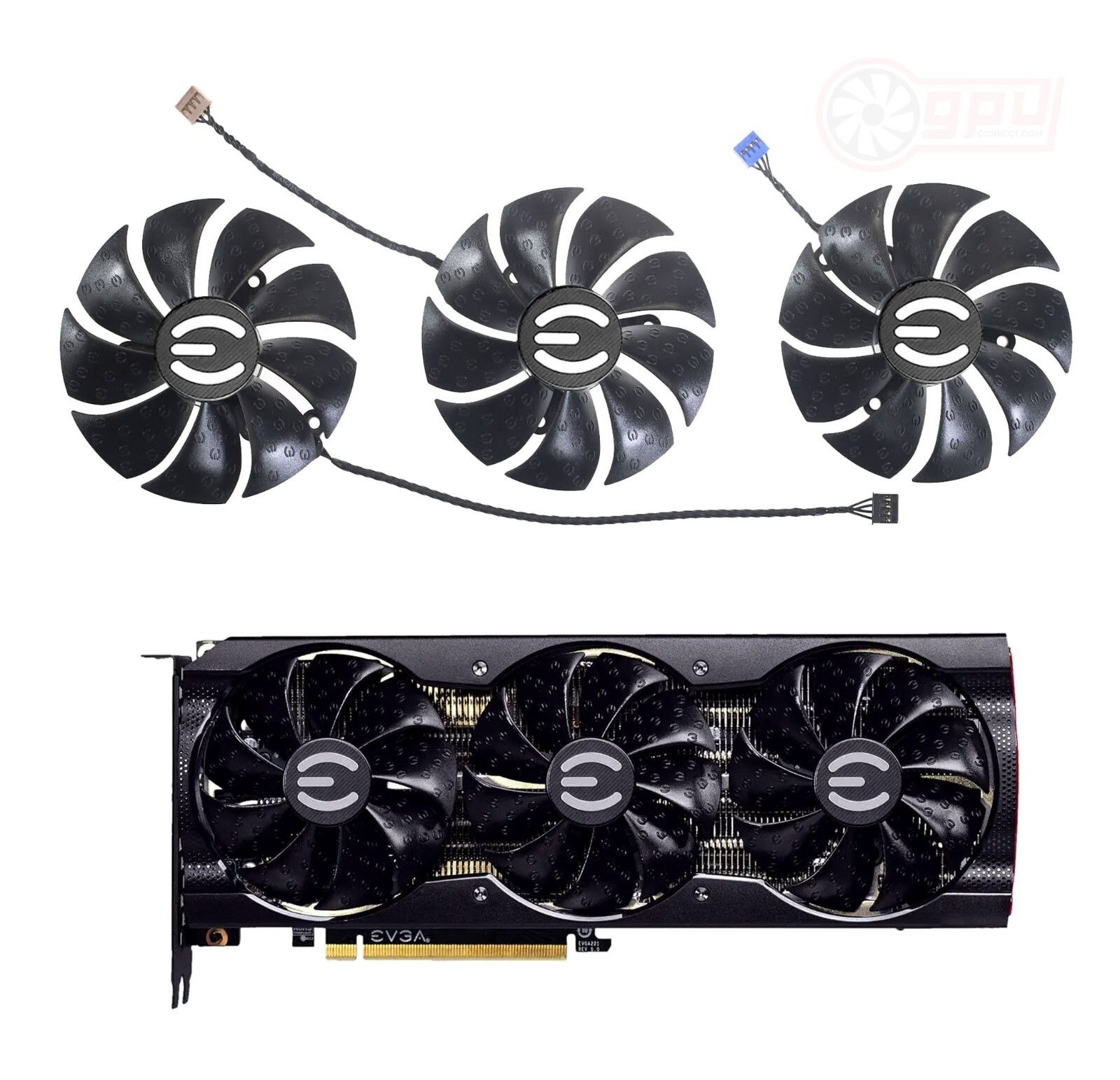EVGA RTX 3070 3080 3090 XC3 Ultra Gaming GPU Fan Set (GENUINE OEM)