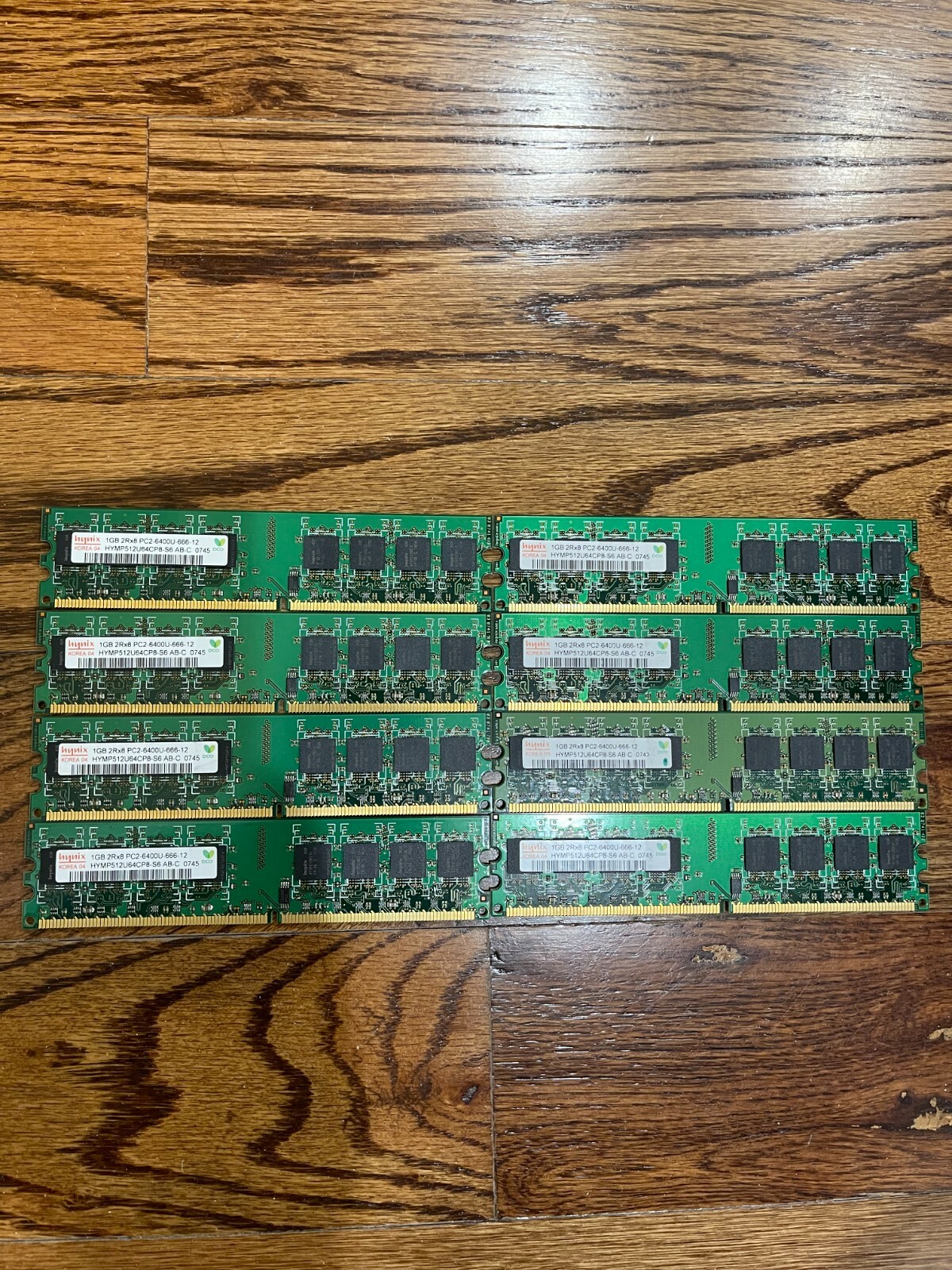 Hynix 1GB HYMP512U64CP8-S6 Memory Module 2Rx8 PC2-6400U-666-12