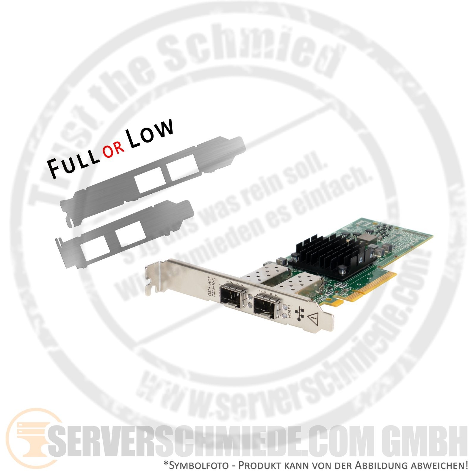 HP 631SFP28 2x 25GbE SFP28 Network Controller PCIe x8 817718-B21 RDMA RoCE