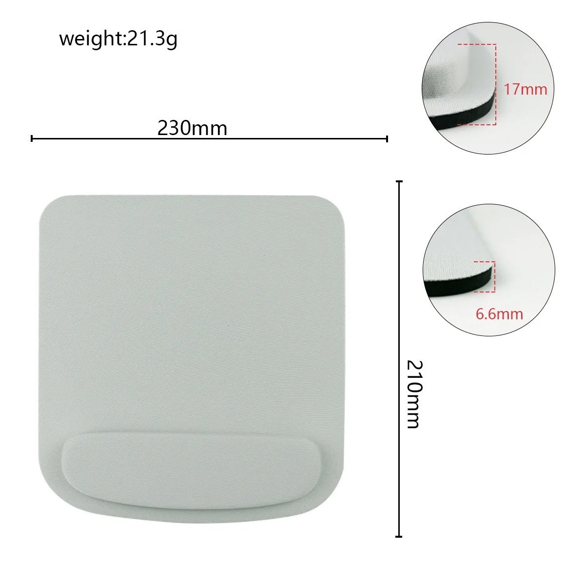Mouse Pad Wrist Rest Support Ergonomic Comfort Mat Non-Slip PC Laptop Computer