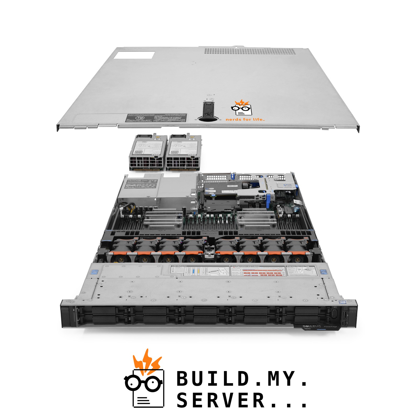 Dell PowerEdge R640 10-Bay 2-NVMe Hybrid Server 2.20Ghz 20-Core 32GB RAM