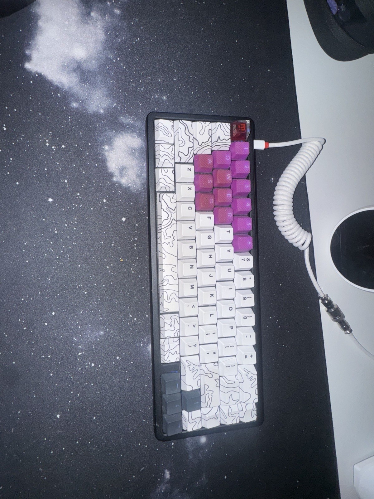 Drop Alt Mechanical Keyboard 65% Wired Gaming Keyboard Black Inks (bandaid)