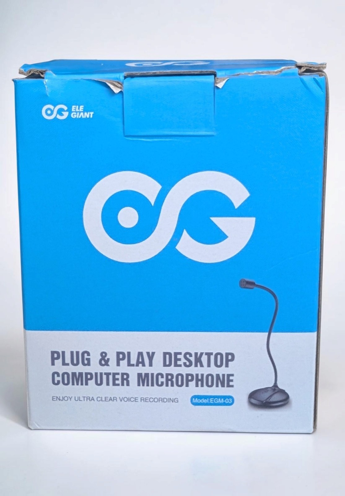 ELEGIANT EGM-03 USB Desktop Gooseneck Computer Microphone PC Mac Laptop Mute Mic