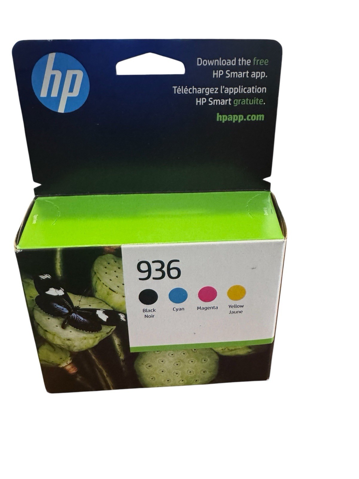 NEW HP936 OEM Cartridges Printer Ink 4 Pack Jan. 2026 Black-Cyan-Magenta-Yellow