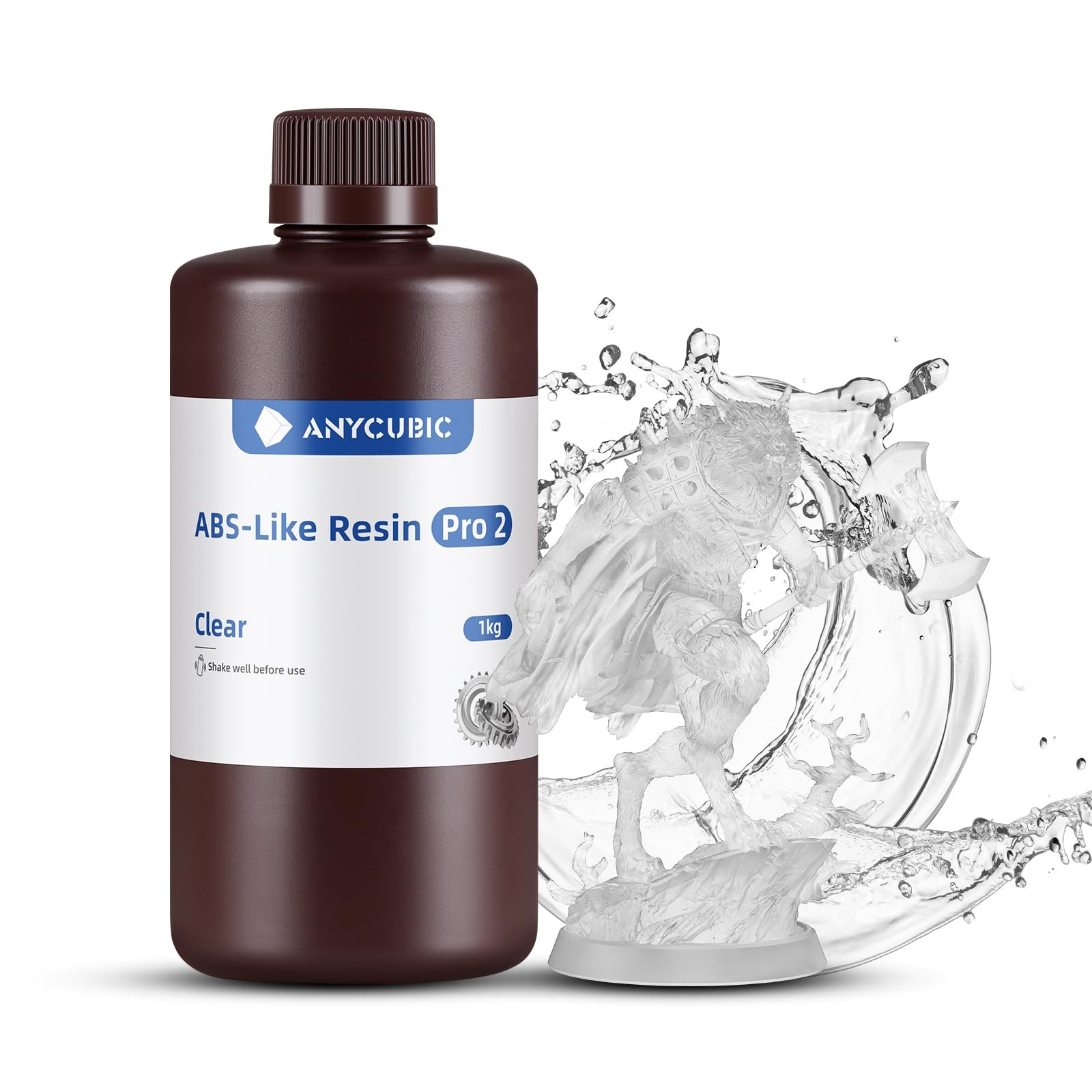 ANYCUBIC ABS-Like 3D Printer Resin Pro 2 Clear 1kg