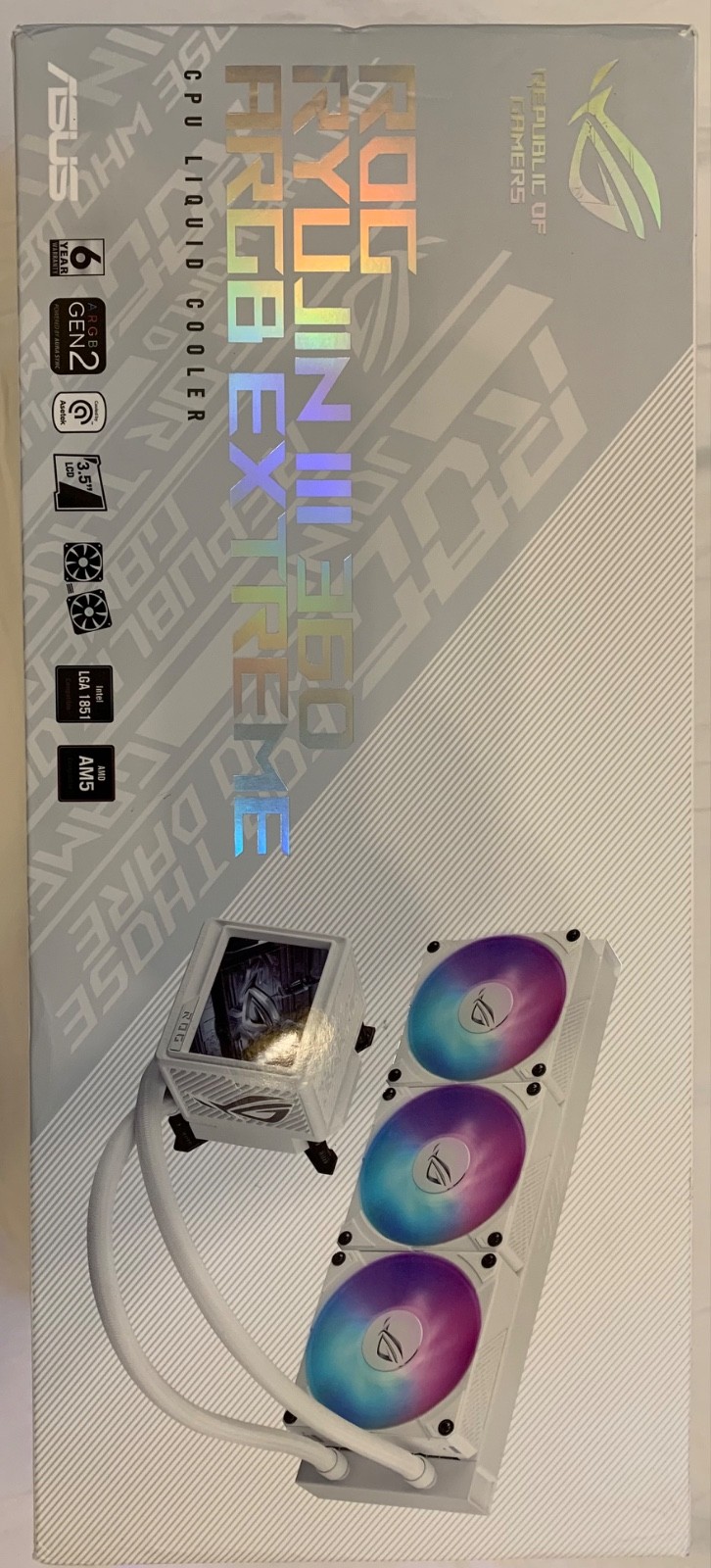 ASUS ROG RYUJIN III 360 EXTREME ARGB EXTREME WHITE EDITION 🥶“TOP OF THE LINE”🥶