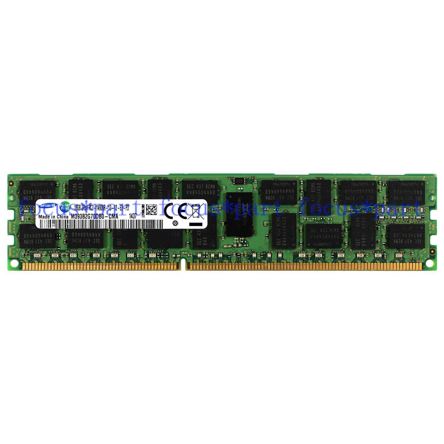 Samsung 16GB/32GB/64G PC3-14900R DDR3-1866MHz ECC REG RDIMM Server Ram 16 GB lot