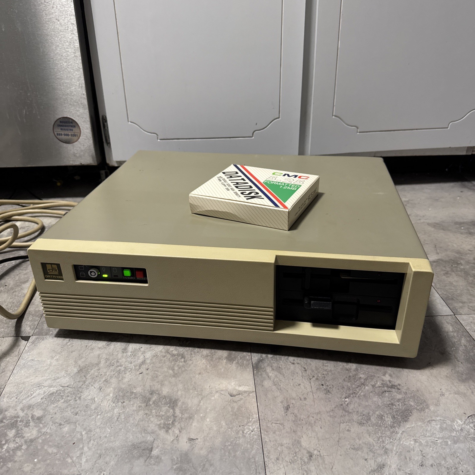 Vintage DTK DATA-1000 Desktop Computer Untested Power On