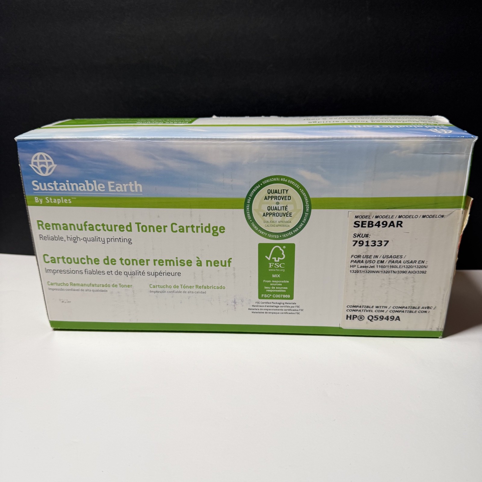 Sustainable Earth By Staples Toner Cartridge SEB49AR