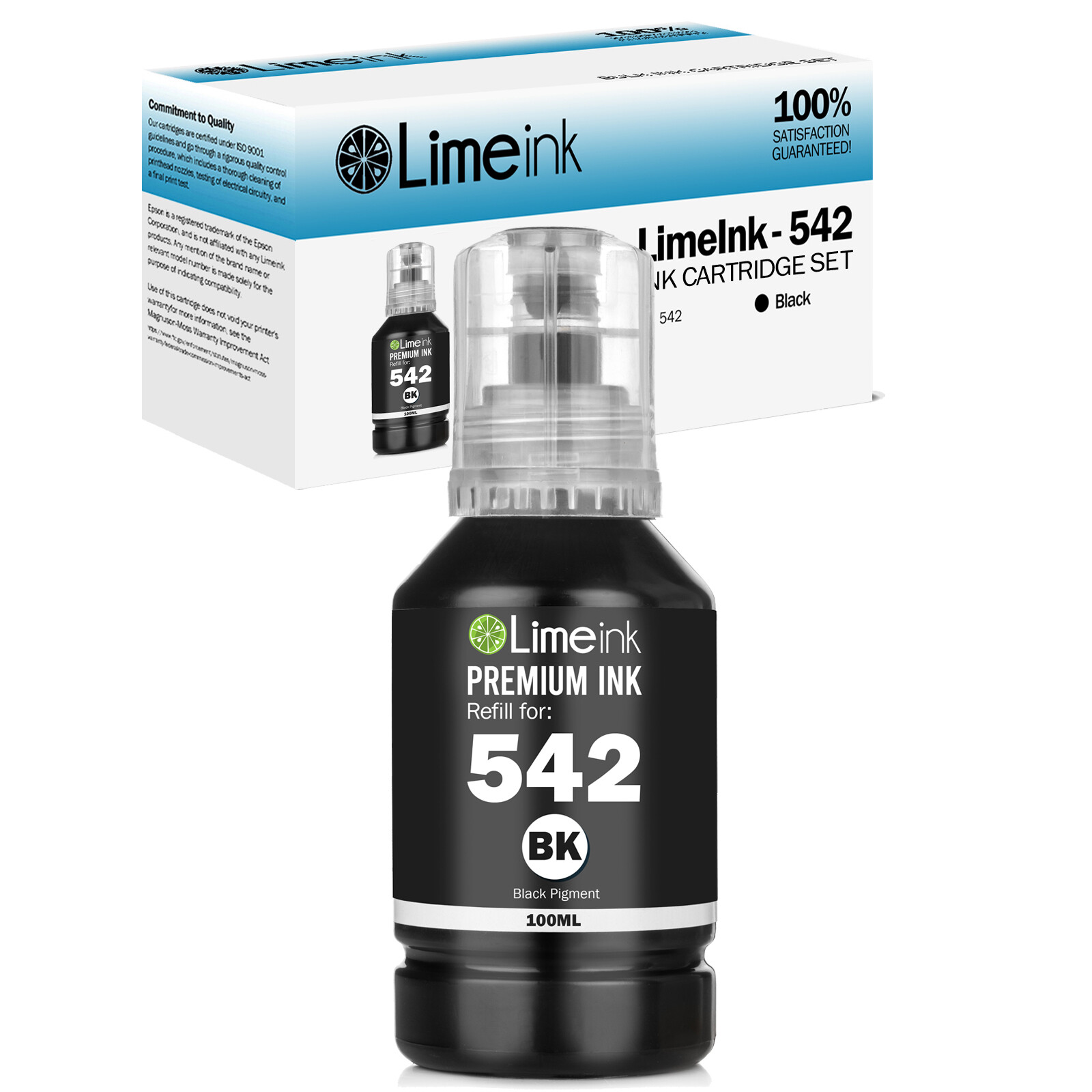  Compatible Ink for Epson 542 Ink for Epson 542 Black for Epson Ecotank Printer