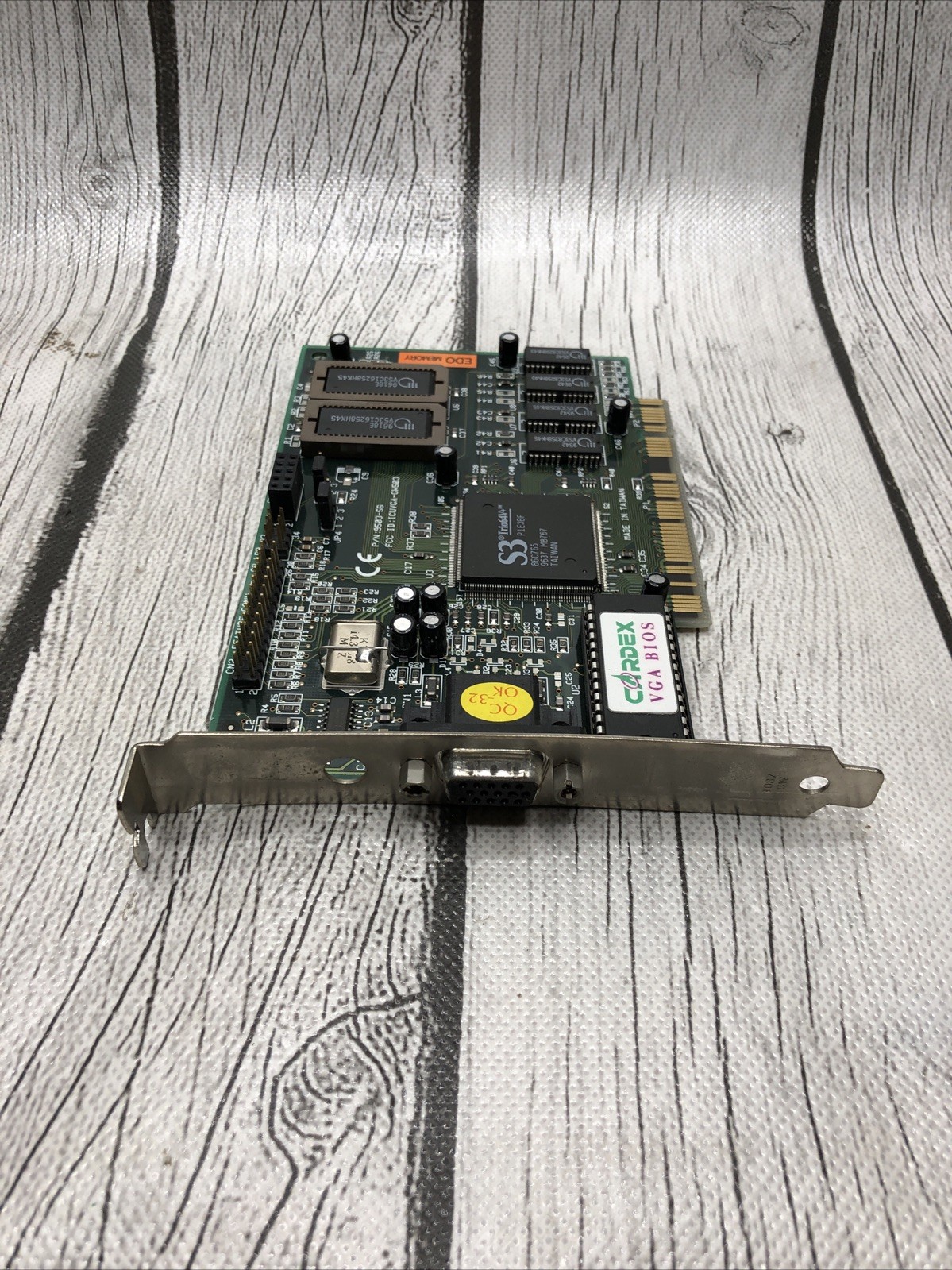 Vintage Cardex S3 Trio64 86C764 PCI VGA Card Graphic Adapter Retro PC