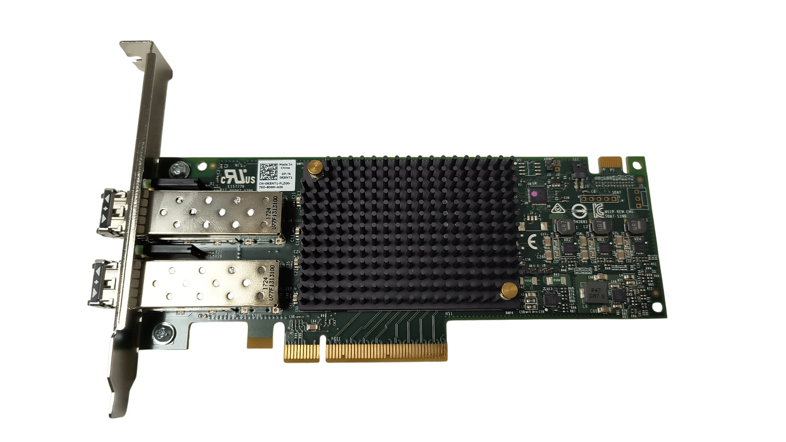 Dell RXNT1 Emulex LPE31002 Dual Port 16Gb HBA Full Height Bracket w/SFPs