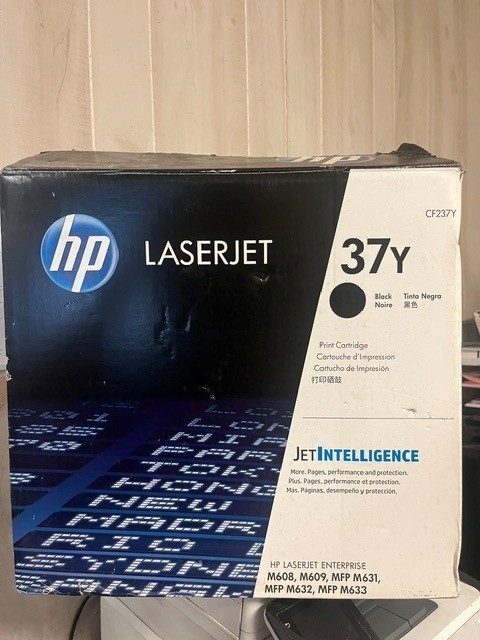 Genuine HP LaserJet High-Yield CF237Y Toner Cartridge 37Y (BLACK) open box sb