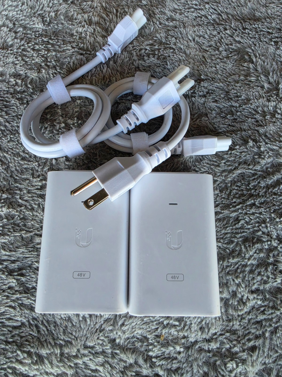 2 Pack - Ubiquiti Networks GP-H480-050G POE-48-24W-G-WH POE Injector 48v .5A 24v