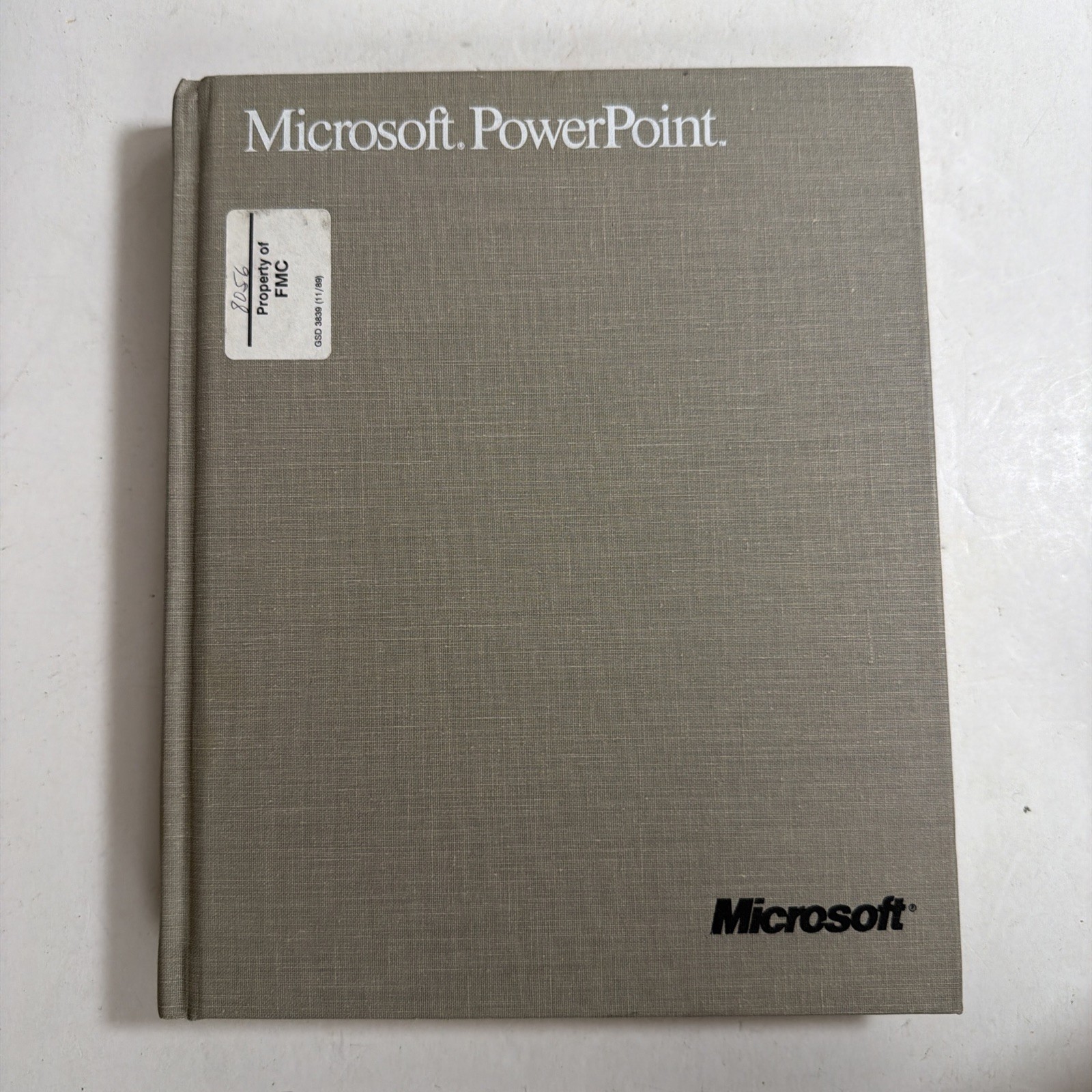 Microsoft PowerPoint 2.0 User's Manual Apple Macintosh 1988 Vintage Hardcover