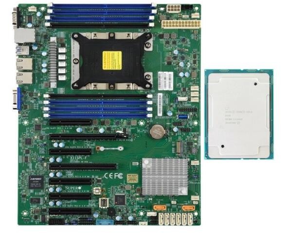 Supermicro X11SPL-F Motherboard With Intel Xeon Gold 6234 8Cores 3.3GHz CPU