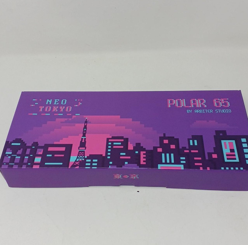 Arbiter Studio Polar 65 Neo Tokyo TKL Multicolor Keyboard Tested Excellent